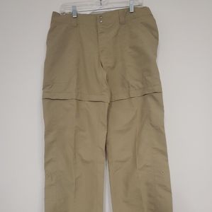 Koppen no fly zone khaki womens convertible pants